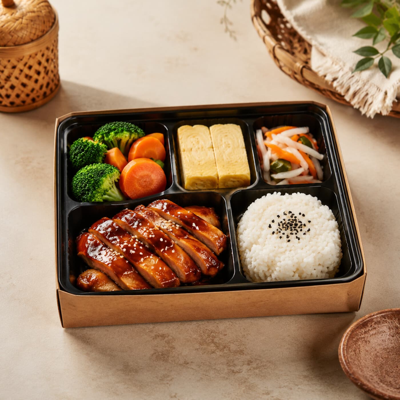 Bento Praktis Chicken Teriyaki