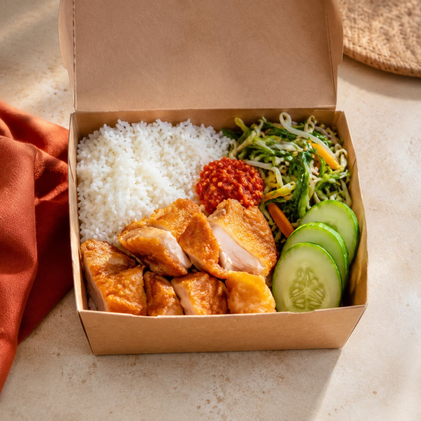 Nasi Ayam Geprek