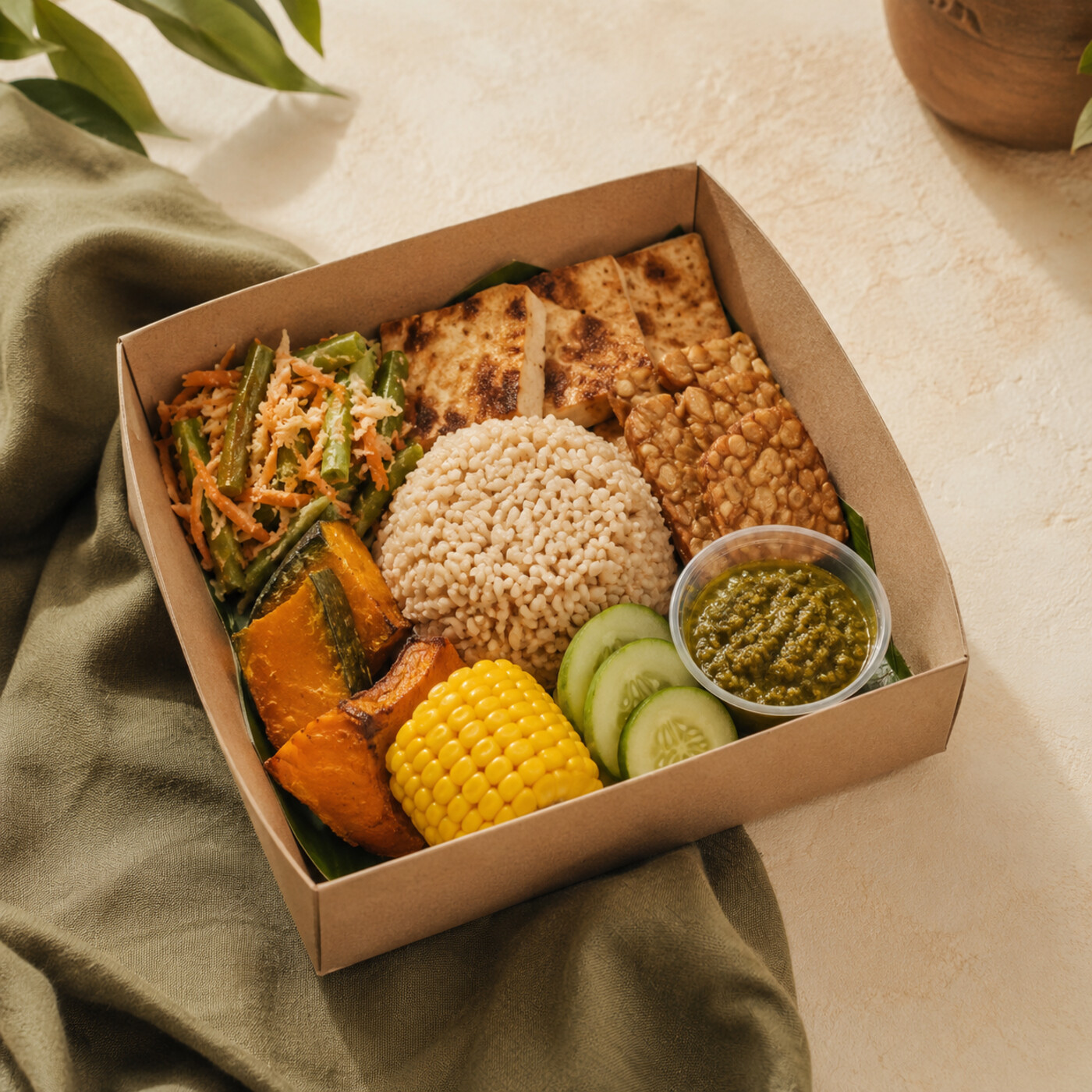 Vegetarian Rice Box