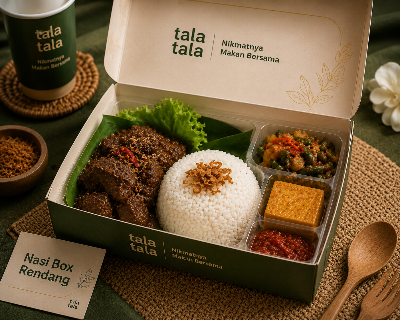 Nasi Box Rendang